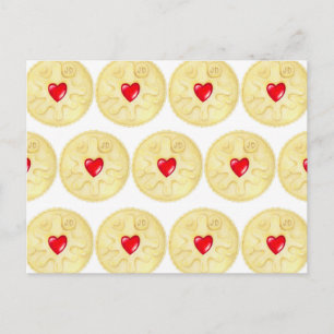 Cartão Postal Jammie Dodger Biscuit Postcard