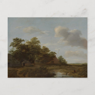 Cartão Postal Jan Vermeer van Haarlem, Paisagem com uma Fazenda