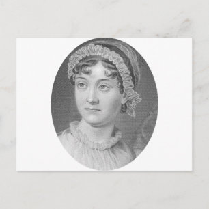 Cartão Postal Jane Austen Simplesmente Jane Retrit