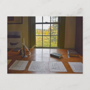 Cartão Postal Janela de Herman Melville, Massachusetts