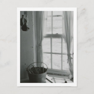 Cartão Postal Janela de inverno pacífica