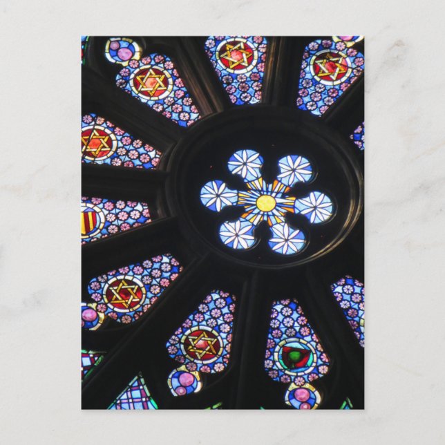 Cartão Postal Janela em Barcelona (Frente)