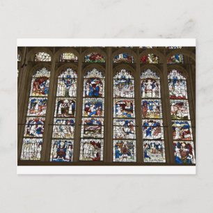 Cartão Postal Janela Grande do Leste da Catedral de York.