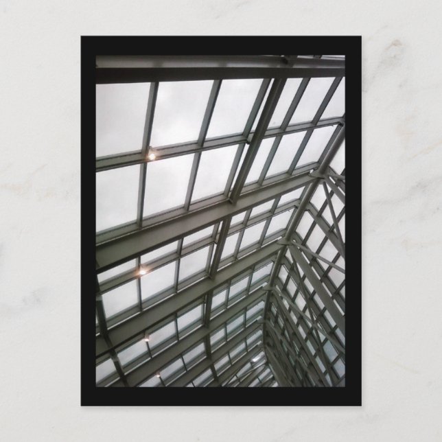 Cartão Postal janela no céu: adler planetarium (Frente)