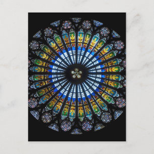 Cartão Postal janela rosa