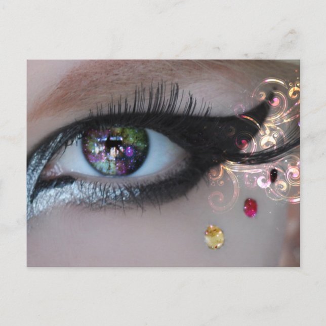 Cartão Postal Janelas à alma (Frente)