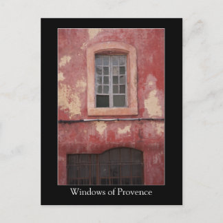 Cartão Postal Janelas da antiga Aldeia Vermelha da Provença