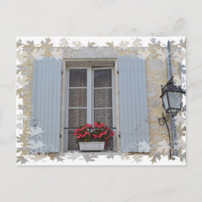 Cartão Postal Janelas da Dordogne (Frente)