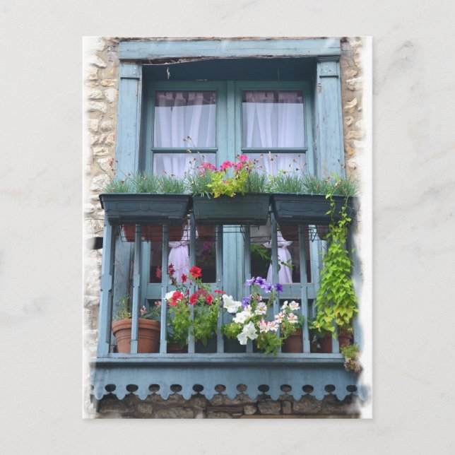 Cartão Postal Janelas da Dordogne (Frente)