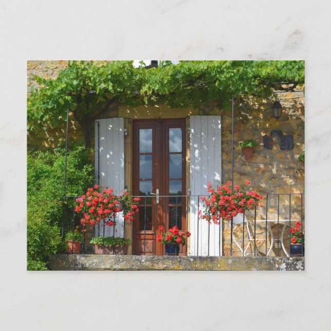 Cartão Postal Janelas da Dordogne (Frente)