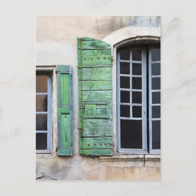 Cartão Postal janelas mediterrânicas (Frente)
