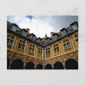 Cartão Postal Janelas parisienses coloridas