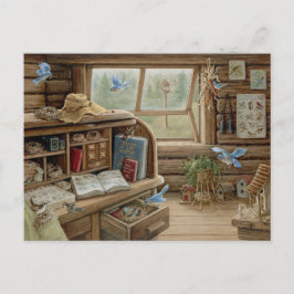 Cartão Postal Janet Kruskamp Painting Bird Bureau Postcross