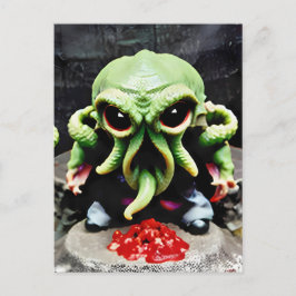 Cartão Postal Jantar com Cthulhu
