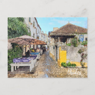 Cartão Postal Jantar em Obidos - Portugal
