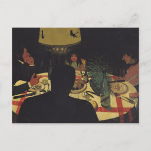 Cartão Postal Janto de Lamplight, 1899