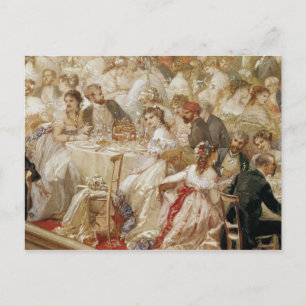 Cartão Postal Janto nas Tuilarias, 1867