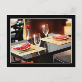 Cartão Postal Janto Romântico para Dois