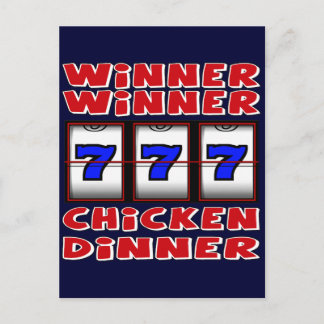 Cartão Postal Janto WINNER WINNER CHICKEN