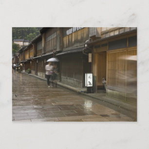 Cartão Postal Japan, Ishikawa, Kanazawa, Higashi Chaya