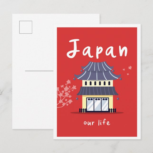 Cartão Postal Japan Life Vintage Travel (Frente/Verso)