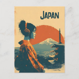 Cartão Postal Japan vintage