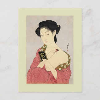 Cartão Postal Japanese Woodblock