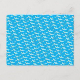 Cartão Postal JapaneseOrigami Tsuru Cranes