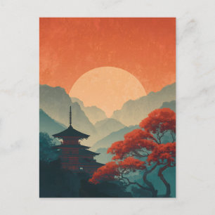 Cartão Postal Japão vintage