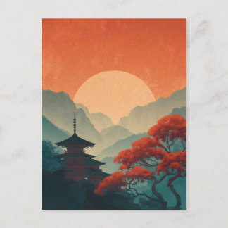 Cartão Postal Japão vintage
