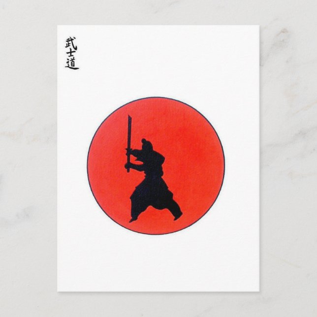 Cartão Postal Japonês Bushido (Frente)