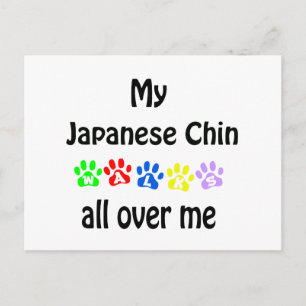 Cartão Postal Japonês Chin Walks Design