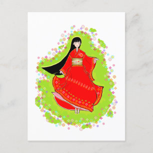 Cartão Postal Japonês Maiko