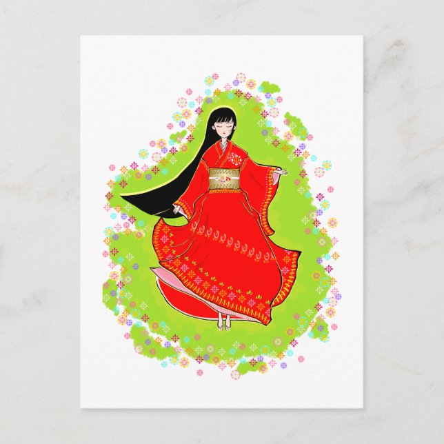 Cartão Postal Japonês Maiko (Frente)