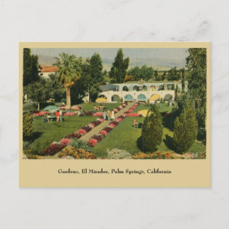 Cartão Postal Jardens El Mirador Palm Primavera CA