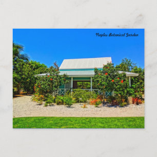 Cartão Postal Jardim Botânico de Nápoles, Flórida - Jardim Carib