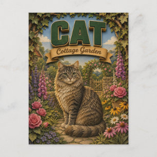 Cartão Postal Jardim da Casa de Gatos POPCUT