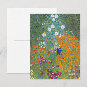 Cartão Postal Jardim da Fazenda (Bauerngarten) Gustav Klimt Peq