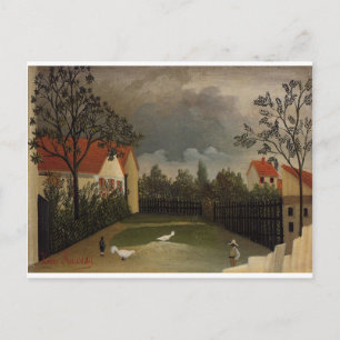 Cartão Postal Jardim das Aves de Henri Rousseau