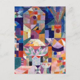 Cartão Postal Jardim de Borgonha (Castle Garden) - Paul Klee - C