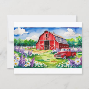 Cartão Postal Jardim de campo da Austrália