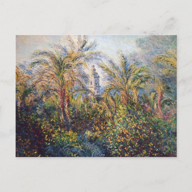 Cartão Postal Jardim de Claude Monet | em Bordighera (Frente)