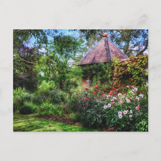 Cartão Postal Jardim de Flores Encantado (Frente)