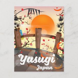 Cartão Postal Jardim de flores Yasugi Japão