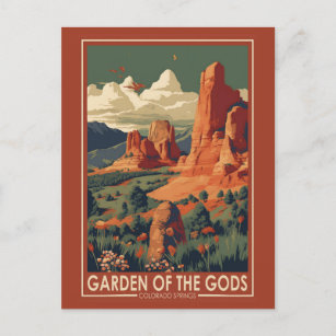 Cartão Postal Jardim do Primavera do Rio Gods Colorado