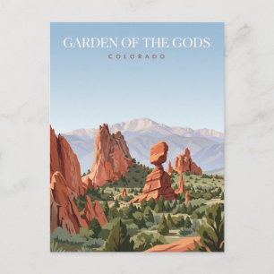 Cartão Postal Jardim dos Deuses Colorado