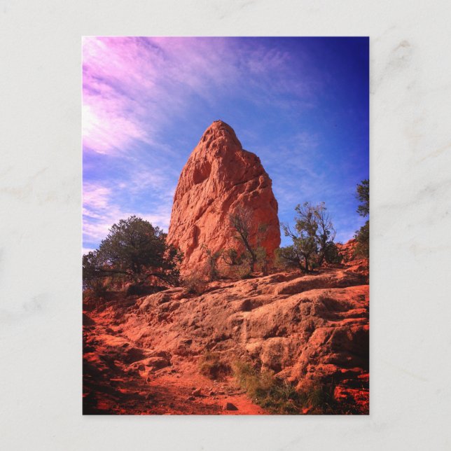 Cartão Postal Jardim dos Deuses Colorado Boulder Foto (Frente)