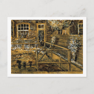 Cartão Postal Jardim dos fundos da Casa da Mãe de Sien, Haia