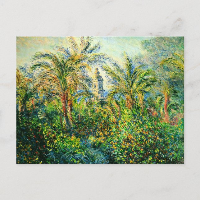 Cartão Postal Jardim em Bordighera, Impressão da Manhã (Frente)