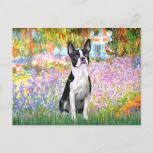 Cartão Postal Jardim em Giverney - Boston T